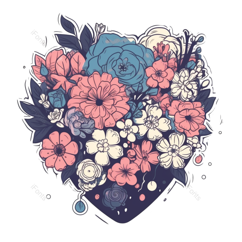 叶子图片,节日元素,母亲节PNG,520免抠素材